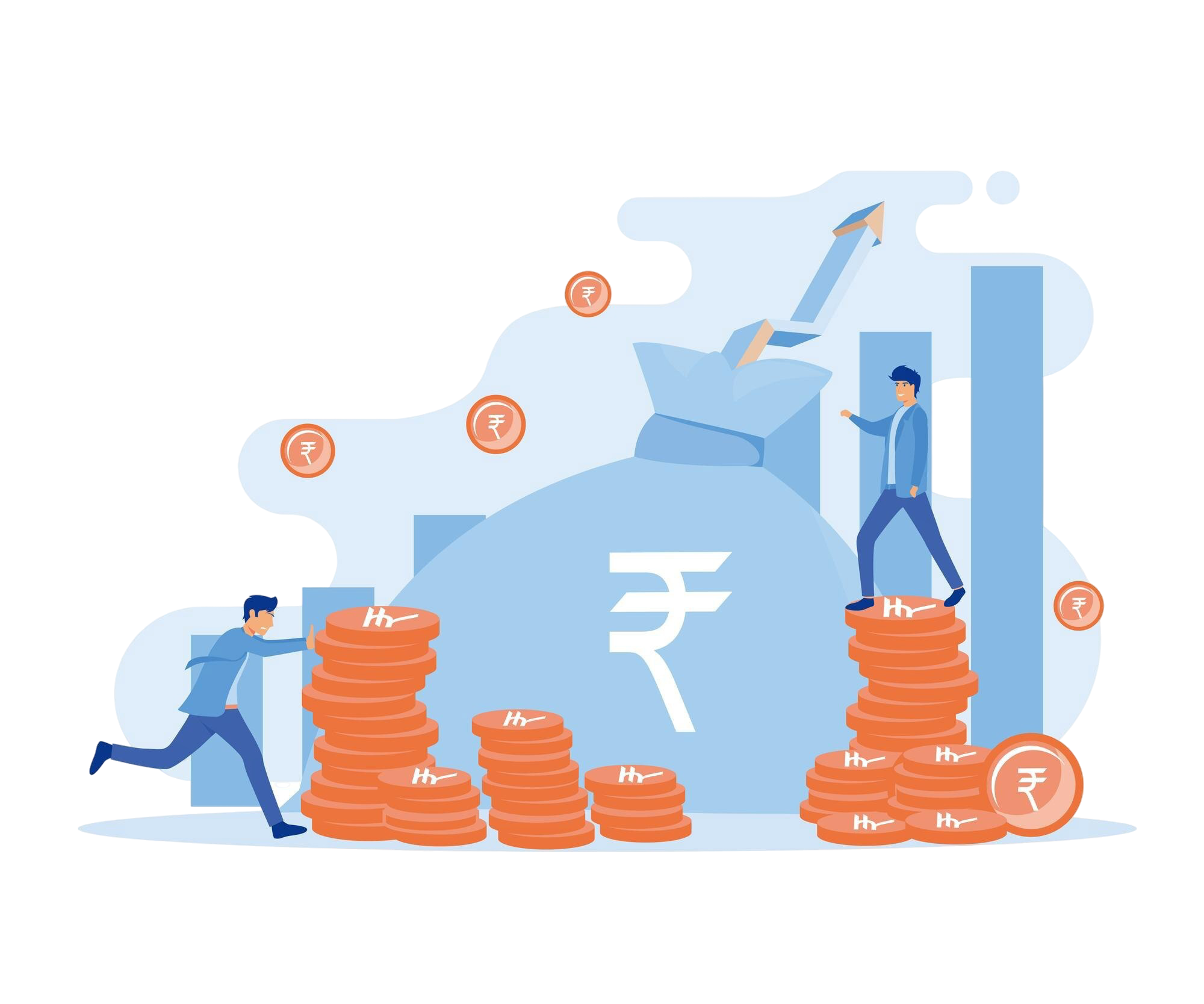 Investor tracking equity, mutual funds and crypto portfolio