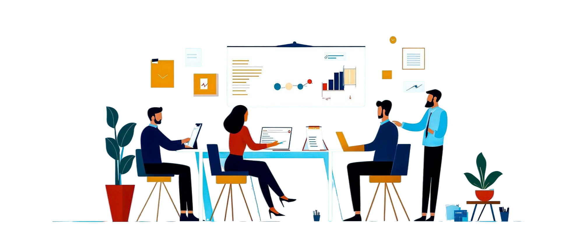 Business owner reviewing personal and company accounts
