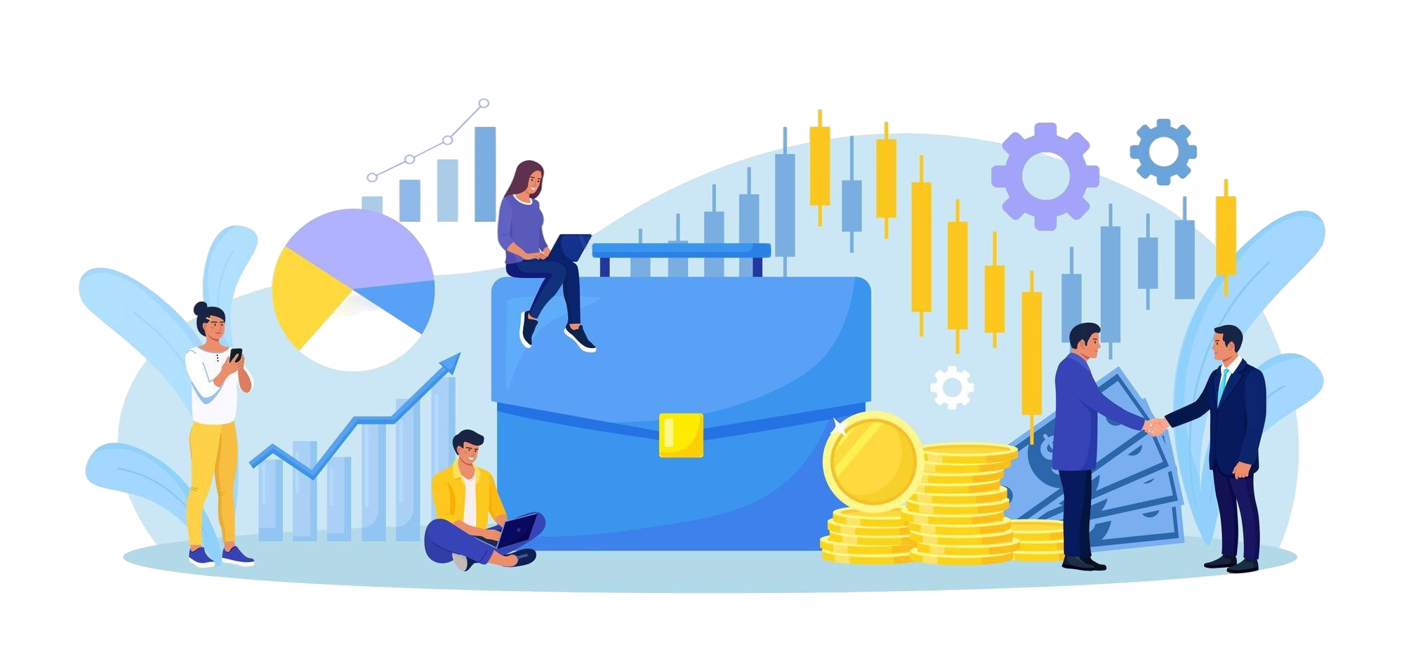 Investor tracking equity, mutual funds and crypto portfolio